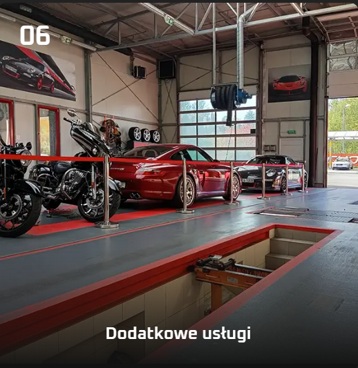 Prezentacja dodatkowych usług firmy.